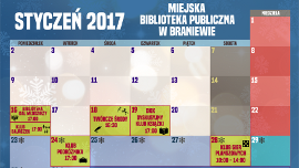 Kalendarz wydarzeń organizowanych przez MBP