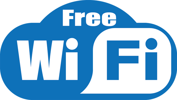 Logo wolnego dostęu do internetu z napisem free WiFi